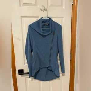 ModCloth Airport Greeting Cardigan in Blue